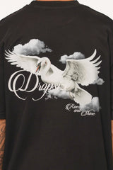 HEAVY RISE AND SHINE T-SHIRT BLACK