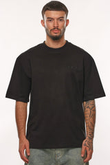 HEAVY RISE AND SHINE T-SHIRT BLACK