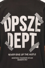 HEAVY NEVER GIVE UP T-SHIRT BLACK