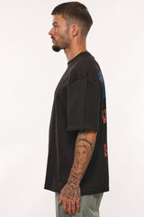 HEAVY WASTED SOCIETY T-SHIRT BLACK