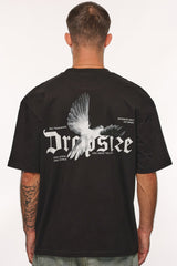 HEAVY OVERSIZE RISE ABOVE THE REST T-SHIRT BLACK