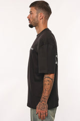 HEAVY OVERSIZE RISE ABOVE THE REST T-SHIRT BLACK