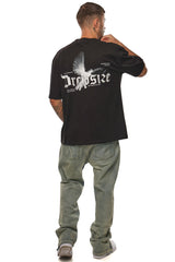 HEAVY OVERSIZE RISE ABOVE THE REST T-SHIRT BLACK