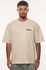 HEAVY OVERSIZE RISE ABOVE THE REST T-SHIRT COCONUT MILK