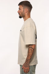 HEAVY OVERSIZE RISE ABOVE THE REST T-SHIRT COCONUT MILK