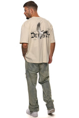 HEAVY OVERSIZE RISE ABOVE THE REST T-SHIRT COCONUT MILK