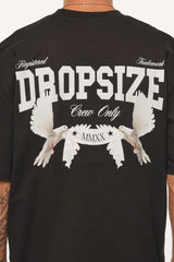 HEAVY OVERSIZE RISE ABOVE THE REST T-SHIRT BLACK