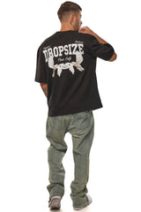 HEAVY OVERSIZE RISE ABOVE THE REST T-SHIRT BLACK