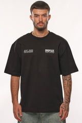 HEAVY OVERSIZE LIMITLESS T-SHIRT BLACK / YELLOW