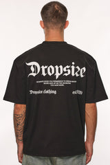 HEAVY OVERSIZE PATIENCE T-SHIRT BLACK