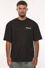 HEAVY OVERSIZE PATIENCE T-SHIRT BLACK