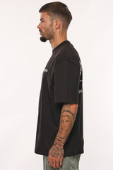 HEAVY OVERSIZE PATIENCE T-SHIRT BLACK
