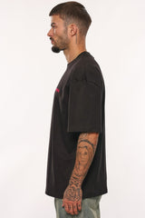 HEAVY OVERSIZE T-SHIRT BLACK/NEON