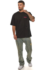 HEAVY OVERSIZE T-SHIRT BLACK/NEON