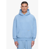 SUPER HEAVY BLANK HOODIE WASHED BLUE