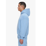 SUPER HEAVY BLANK HOODIE WASHED BLUE
