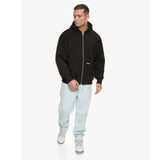 SUPER HEAVY RIB ZIPPER BLACK