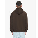 SUPER HEAVY RIB ZIPPER CHOCOLATE BROWN