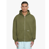 SUPER HEAVY RIB ZIPPER OLIVE