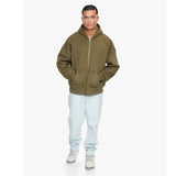SUPER HEAVY RIB ZIPPER OLIVE