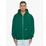 SUPER HEAVY RIB ZIPPER GREEN