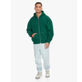 SUPER HEAVY RIB ZIPPER GREEN