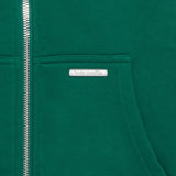 SUPER HEAVY RIB ZIPPER GREEN