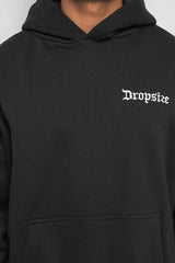 HEAVY OVERSIZE ''OPEN CASTING'' HOODIE  WASHED BLACK