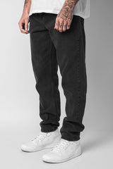 LOOSE FIT WASHED GREY JEANS