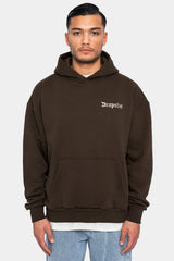 HEAVY OVERSIZE GOT RICH HOODIE CHOCOLATE