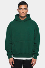 HEAVY OVERSIZE HD PRINT HOODIE GREEN