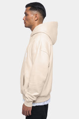 LOGO DESIGN HOODIE COCONUT MILK