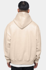 LOGO DESIGN HOODIE COCONUT MILK