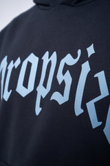 HEAVY OVERSIZE PUFFER PRINT HOODIE DARK NAVY