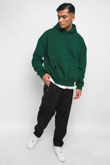 HEAVY OVERSIZE HD PRINT HOODIE GREEN