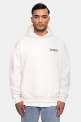 HEAVY OVERSIZE HOODIE TWIST CREAM