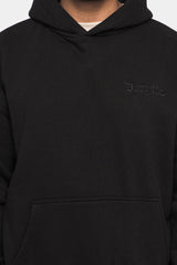 HEAVY OVERSIZE ''MOON INVADERZ'' HOODIE BLACK