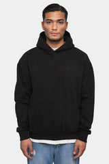 HEAVY OVERSIZE ''MOON INVADERZ'' HOODIE BLACK