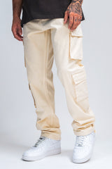 DOUBLE POCKET CARGO PANT BEIGE