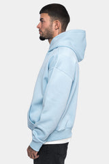HEAVY OVERSIZE HD PRINT HOODIE BABY BLUE