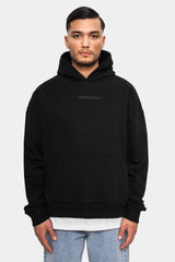 HEAVY OVERSIZE CRIMEMOON HOODIE BLACK