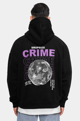 HEAVY OVERSIZE CRIMEMOON HOODIE BLACK
