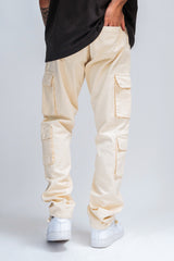 DOUBLE POCKET CARGO PANT BEIGE