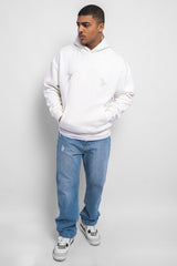 HEAVY OVERSIZE WHITE DOVES HOODIE CREAM WHITE