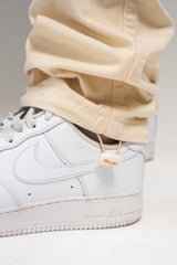 DOUBLE POCKET CARGO PANT BEIGE