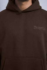 HEAVY OVERSIZE HOODIE CHOCOLATE BROWN