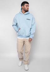 HEAVY OVERSIZE BACKPRINT HOODIE BABY BLUE