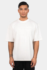 HEAVY OVERSIZE HD PRINT T-SHIRT CREAM WHITE