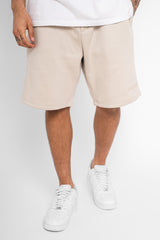 HEAVY SWEAT EMBO SHORT MOON BEAM