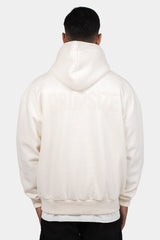 HEAVY OVERSIZE HD PRINT HOODIE CREAM WHITE